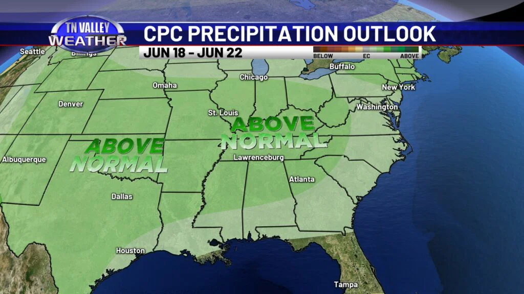 CPC 6-10 Day Precipitation Outlook - Tennessee Valley Weather